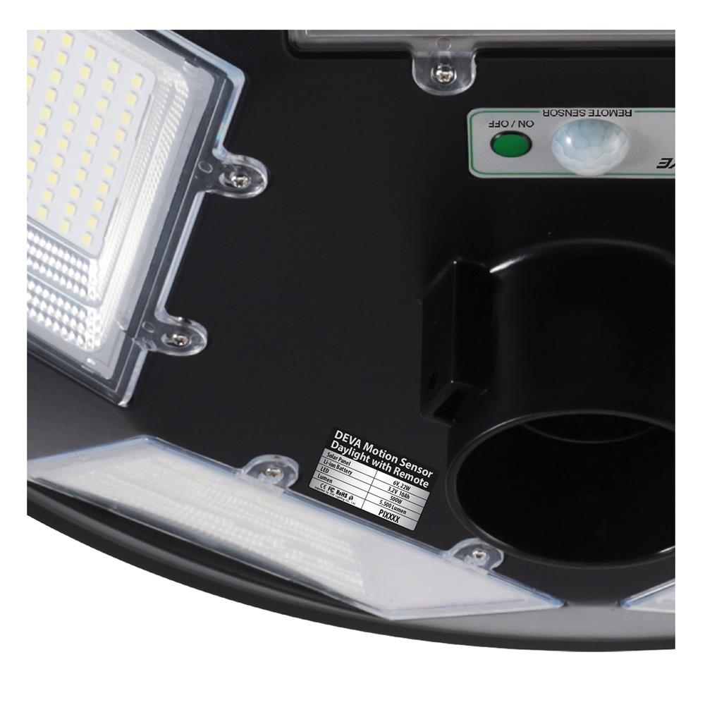 ไฟสนาม SOLAR EVE 597808 500 วัตต์ เดย์ไลท์ สีดำ