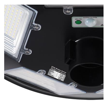 ไฟสนาม SOLAR EVE 597808 500 วัตต์ เดย์ไลท์ สีดำ_2