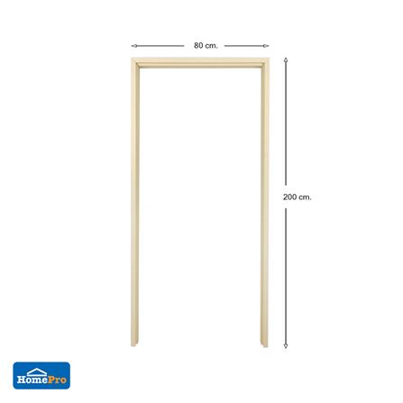 วงกบประตูไม้สังเคราะห์ AZLE WPC ULTRA 1 80x200 ซม. สีขาว_4