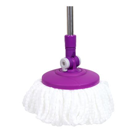 ชุดอุปกรณ์ถังปั่นพร้อมไม้ม็อบ BE WISH STAINLESS PRO2 สีม่วง_1