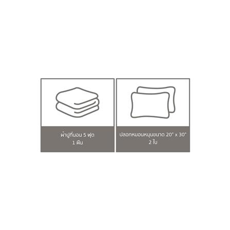 ชุดผ้าปูที่นอน 5 ฟุต 3 ชิ้น PERICO REGAL RE234_5