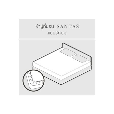 ชุดผ้าปูที่นอน 5 ฟุต 6 ชิ้น SANTAS LANTERN OS_4