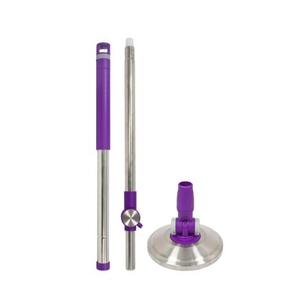 ชุดอุปกรณ์ถังปั่นพร้อมไม้ม็อบ BE WISH DOUBLE WASH BOBO MAX SERIES 2 สีม่วง_5