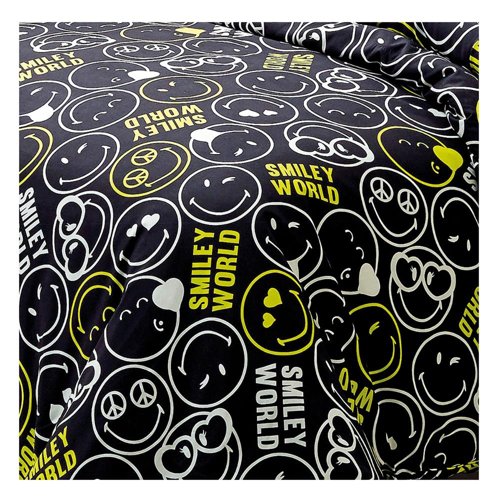 ชุดผ้าปูที่นอน 6 ฟุต 5 ชิ้น TULIP SMILEY WORLD 60012-DLC102