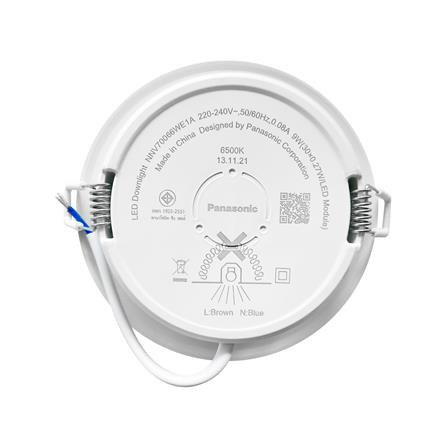 ดาวน์ไลท์ LED PANASONIC NNV70066WE1A 4 นิ้ว 9 วัตต์ DAYLIGHT สีขาว_2