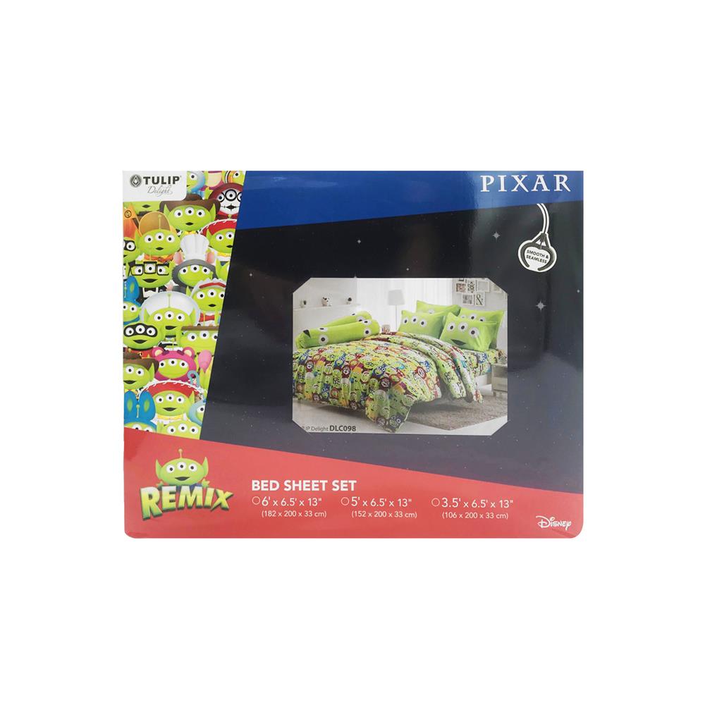 ชุดผ้าปูที่นอน 6 ฟุต 5 ชิ้น TULIP TOY STORY 60012-DLC098