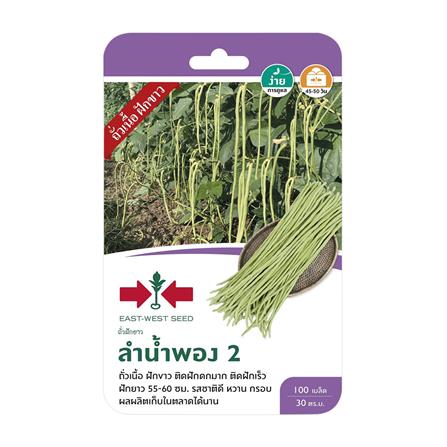 เมล็ดพันธุ์ถั่วฝักยาว ลำน้ำพอง 2 ตราศรแดง_0