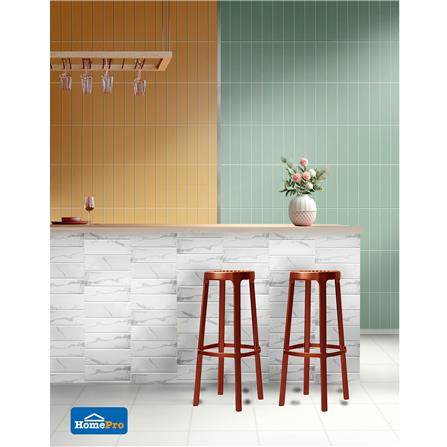 กระเบื้องผนัง 7.5x30 ซม. TARA คลาวดี้ เจท เขียว 1 ตร.ม._6