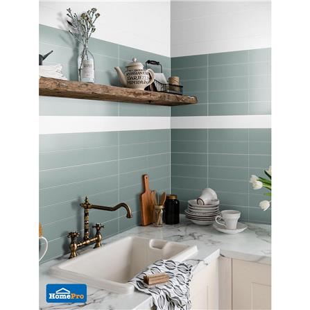 กระเบื้องผนัง 7.5x30 ซม. TARA คลาวดี้ เจท เขียว 1 ตร.ม._8