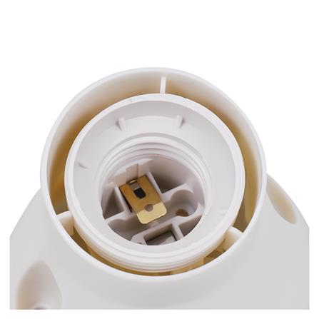 ขั้วหลอดแป้นแบบเอียง HI-TEK E27 HALAT00027 สีขาว_2