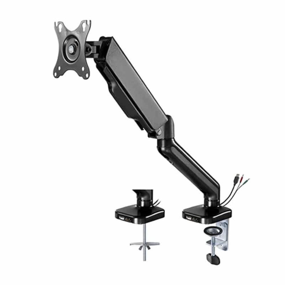 แขนจับจอมอนิเตอร์ WORKSCAPE SPRING สีดำ