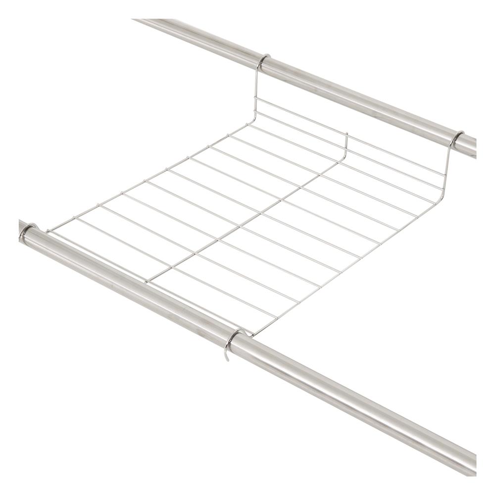 ราวตากผ้าบาร์คู่พับได้สเตนเลส 304 PLIM EMMA 1.2 ม. สีเงิน