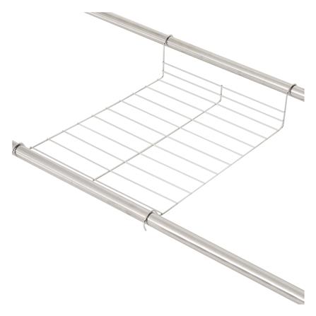 ราวตากผ้าบาร์คู่พับได้สเตนเลส 304 PLIM EMMA 1.2 ม. สีเงิน_3