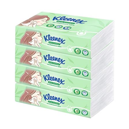 กระดาษเช็ดหน้า KLEENEX ACNE COMFORT 100 แผ่น แพ็ก 4_0