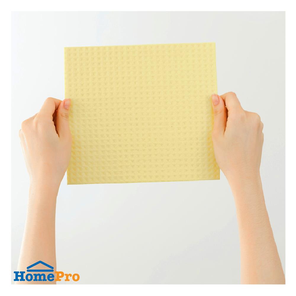 ผ้าฟองน้ำขจัดคราบมัน WILMA (แพ็ก 2 ชิ้น)