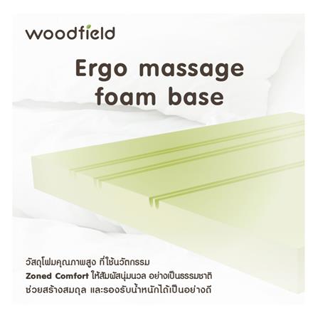 ที่นอน 6 ฟุต WOODFIELD W-NATURE II พร้อมหมอนหนุน 2 ใบ_10