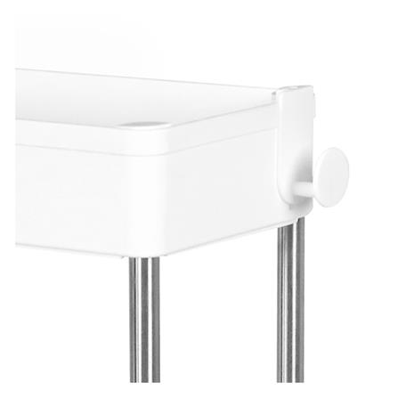 ชั้นวางของพลาสติก 2 ชั้น KECH NIFTY 40X22X31 ซม. สีขาว_2