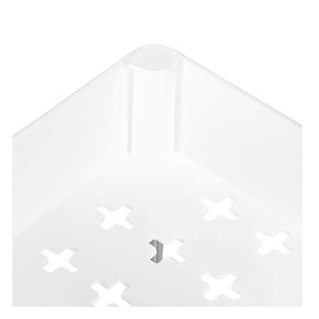 ชั้นวางของพลาสติก 2 ชั้น KECH NIFTY 40X22X31 ซม. สีขาว_3