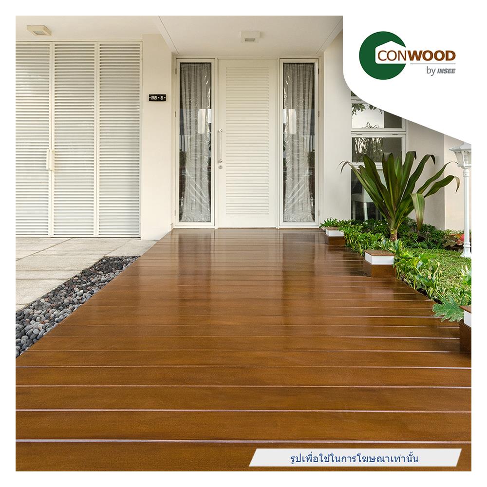 ไม้พื้น CONWOOD 2IN1 6 นิ้ว 30X305X2.5 ซม. สีธรรมชาติ