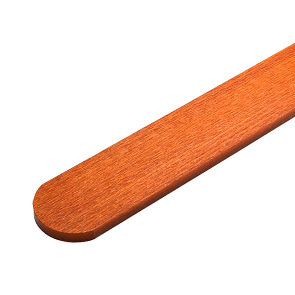 ไม้รั้ว หัวโค้ง DIAMOND 10X150X1.5 ซม. สีแดงประกายทอง