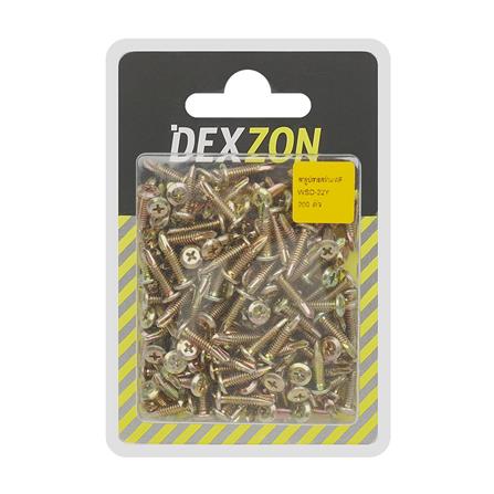 สกรูปลายสว่าน WF DEXZON 10X24X22 มม. แพ็ก 200 ชิ้น_2