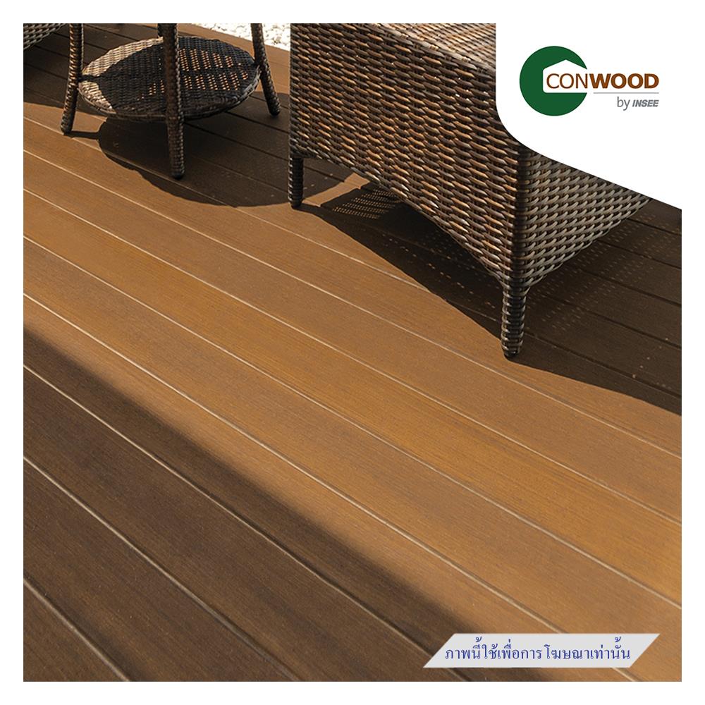 ไม้ตกแต่งพื้น CONWOOD 8 นิ้ว 20.3X305X2.5 ซม. สีธรรมชาติ