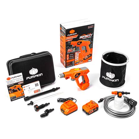 เครื่องฉีดน้ำไร้สาย (พร้อมแบตเตอรี่) PUMPKIN INF-50WG 20 โวลต์ 50 บาร์_3