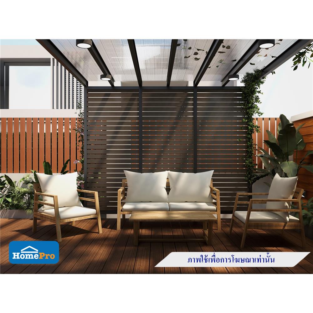 ไม้ระแนง SHERA SHINE LIGHT 7.5X300X0.8 ซม. สีไม้โอ๊ค