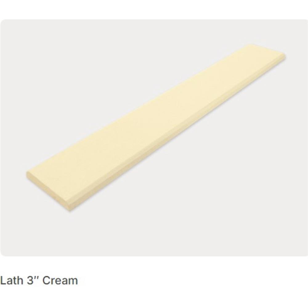 ไม้ระแนง ตกแต่งฝ้า CONWOOD 3 นิ้ว 7.5X305X1.1 ซม. สีขาวงาช้าง