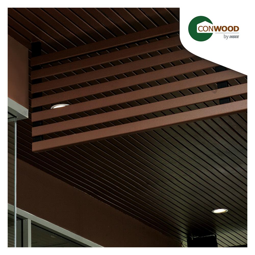 ไม้ระแนง ตกแต่งฝ้า CONWOOD 3 นิ้ว 7.5X305X1.1 ซม. สีขาวงาช้าง