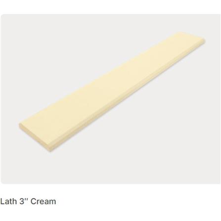 ไม้ระแนง ตกแต่งฝ้า CONWOOD 3 นิ้ว 7.5X305X1.1 ซม. สีขาวงาช้าง_1