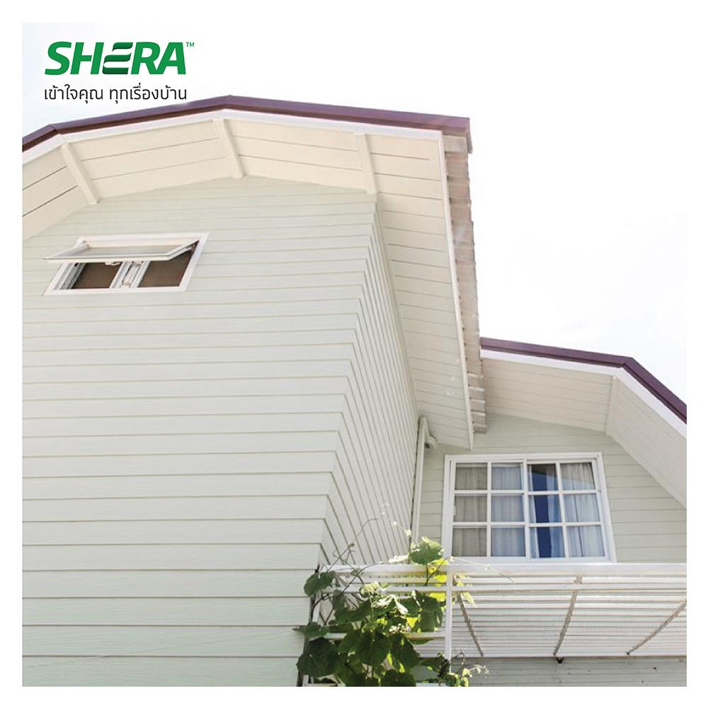 ไม้ฝา SHERA ลายสักขอบตรง 15X300X0.8 ซม. สีธรรมชาติ