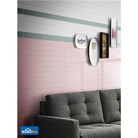 กระเบื้องผนัง 7.5x30 ซม. TARA คลาวดี้ ไลท์พิ้งค์_7