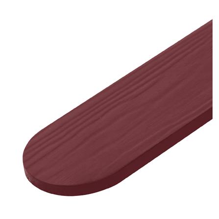 ไม้รั้ว หัวมน DURAONE หน้า 4 นิ้ว 10X100X1.2 ซม สีแดงมะฮอกกานี