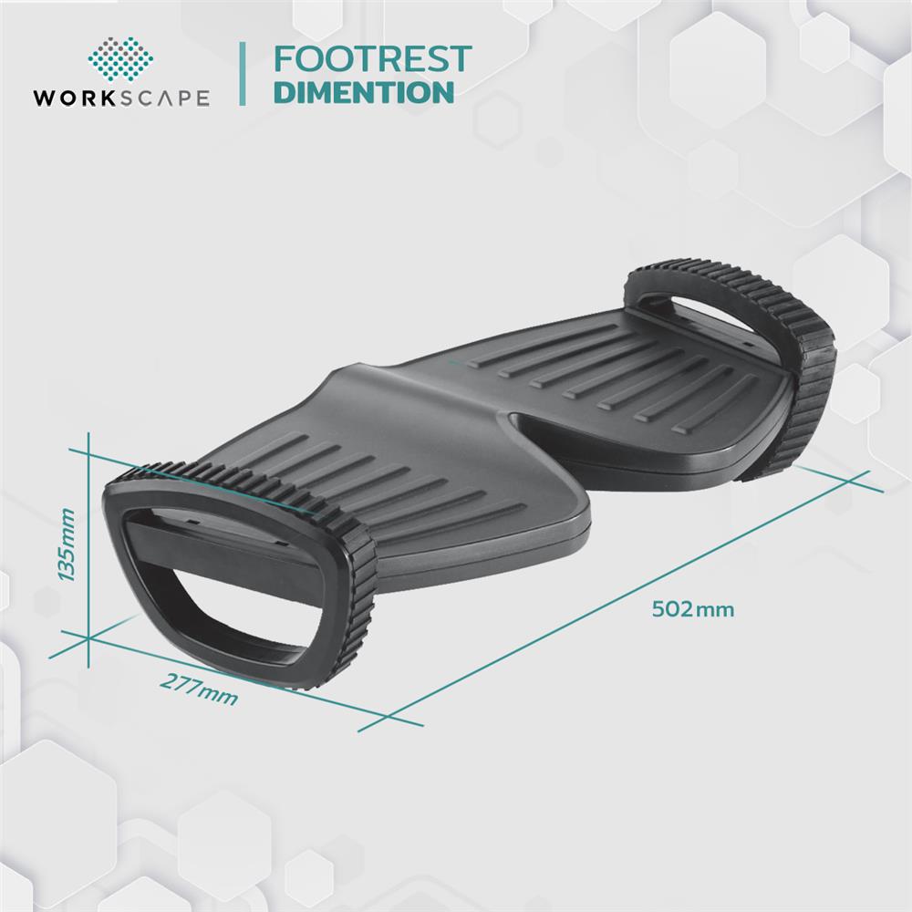 ที่วางเท้า WORKSCAPE WAH-00005 สีดำ