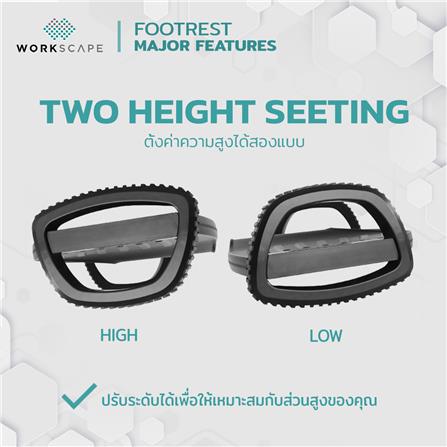 ที่วางเท้า WORKSCAPE WAH-00005 สีดำ_2