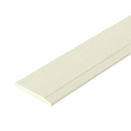 ไม้บัว DURAONE 10X300X1.2 ซม. สีรองพื้นครีม