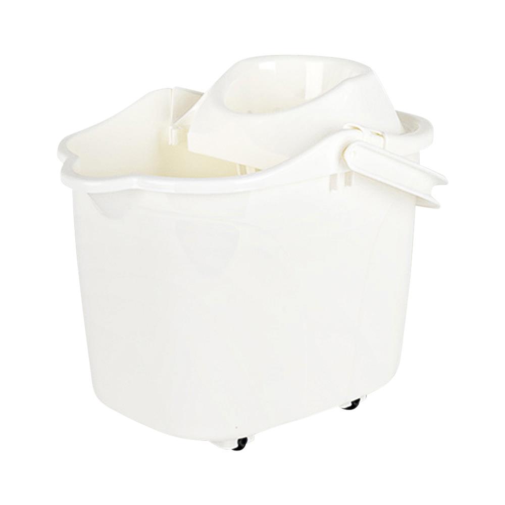 ถังซักพร้อมที่บิดม็อบ JCJ 30X40X31 ซม. 16 ลิตร สีขาว