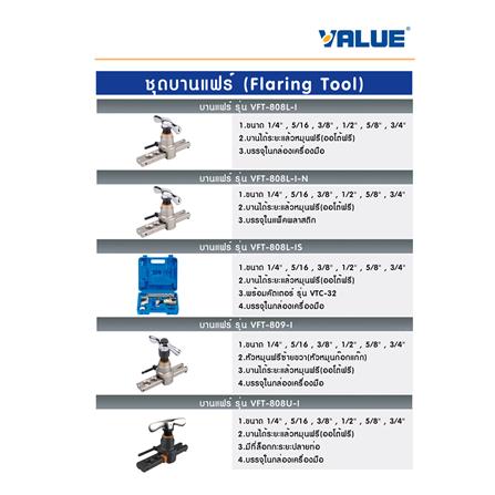 บานแฟร์ (มีตัวล็อค) VALUE 1/4 นิ้ว - 3/4 นิ้ว_4