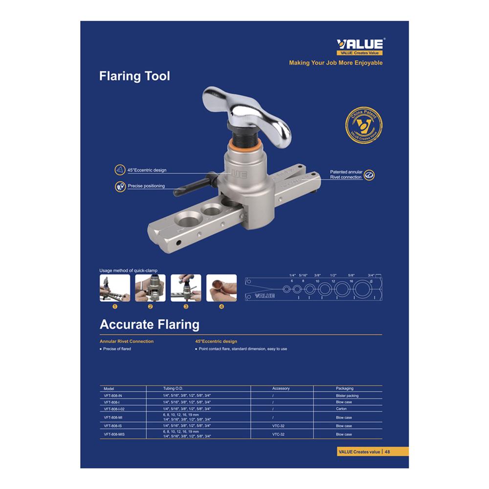 บานแฟร์ (แบบกล่อง) VALUE 1/4 นิ้ว - 3/4 นิ้ว