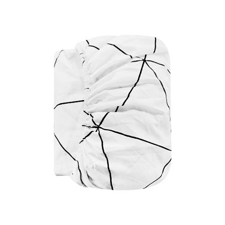 ชุดผ้าปูที่นอน 5 ฟุต 6 ชิ้น LOTUS BLACK&WHITE LI-BW 01W_5