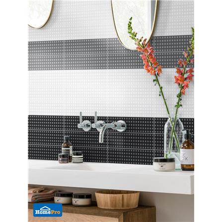 กระเบื้องผนัง 7.5x30 ซม. TARA เอ็มบอส ซีค ไวท์_3