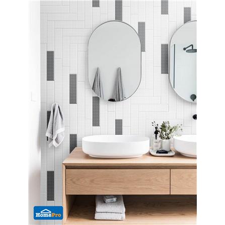 กระเบื้องผนัง 7.5x30 ซม. TARA เอ็มบอส ซีค ไวท์_4