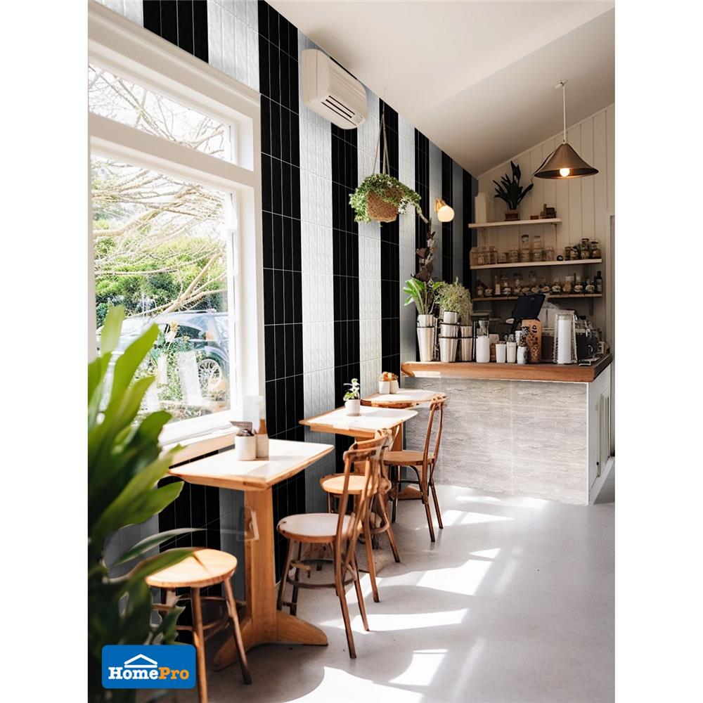 กระเบื้องผนัง 7.5x30 ซม. TARA คลาวดี้ ดำ