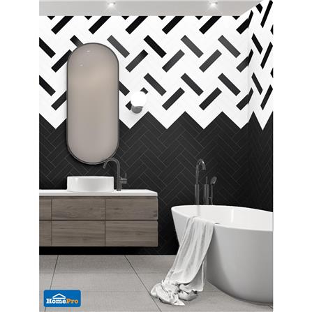 กระเบื้องผนัง 7.5x30 ซม. TARA คลาวดี้ ดำ_5