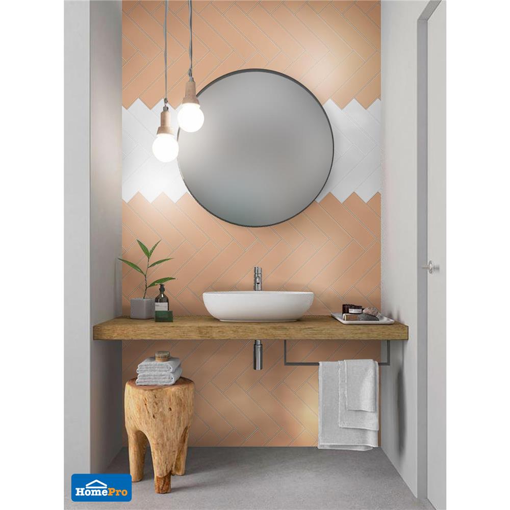 กระเบื้องผนัง 7.5x30 ซม. TARA คลาวดี้ เฟิร์น เบจ 1 ตร.ม.