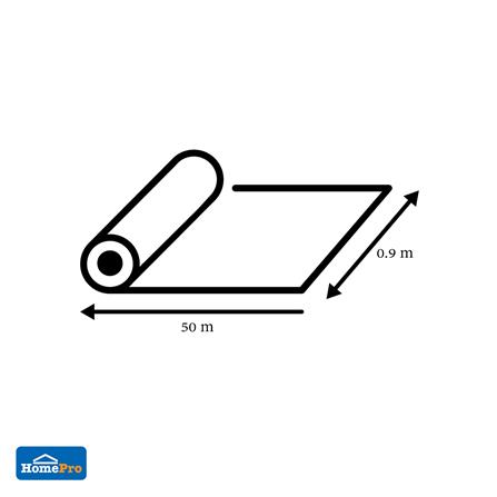 พลาสติกคลุมวัชพืช SPRING 0.9 x 50 ม. สีดำ_4