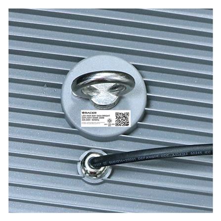 โคมไฮเบย์ LED RACER GIGA BRIGHT 200 วัตต์ DAYLIGHT สีเทา_4