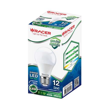 หลอดไฟ LED RACER A60 KIMMIE 12 วัตต์ DAYLIGHT E27 สีขาว_1