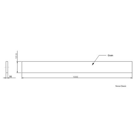 ไม้รั้ว หัวตัด CONWOOD ชัยพฤกษ์ หน้า 4 นิ้ว 10X100X1.6 ซม. สีไม้สัก_9